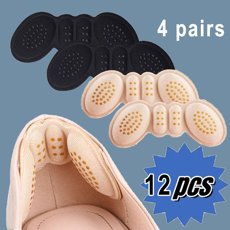 Heel Liner Grip - 4 Pasang Bantalan Tumit untuk Sepatu
